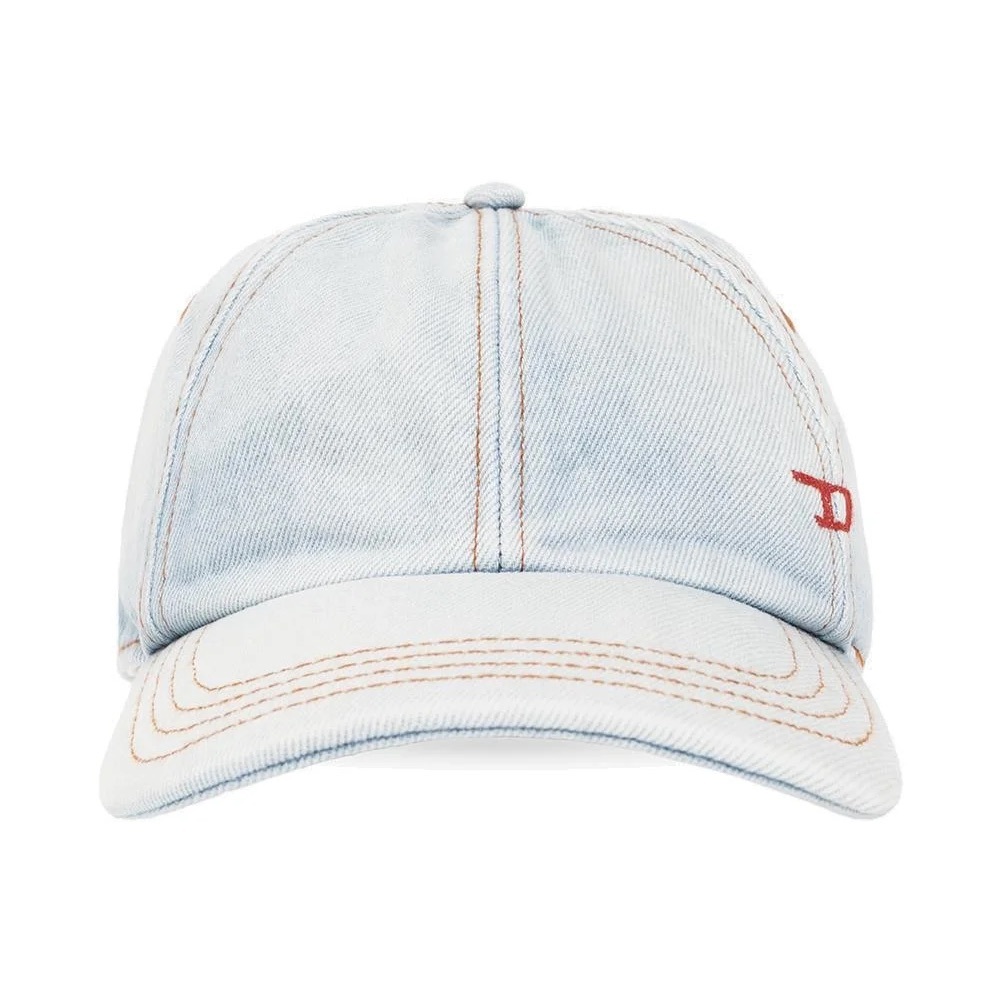 Diesel denim hat with logo on side
